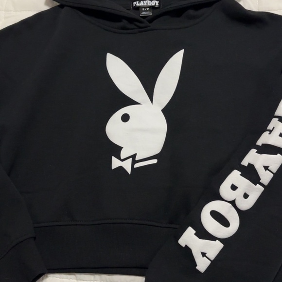 Playboy Crop Hoodie - Picture 5 of 8